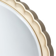Oval Wall Mirror Chardonnay Malibu Crest Collection by Michael Amini N9007260-822