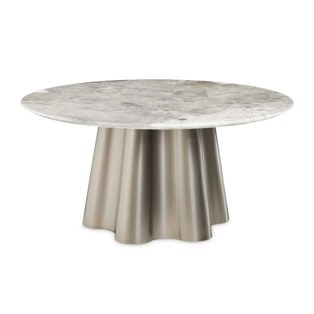 5PC Round Dining Table St. Charles Collection by Michael Amini 9088001-803