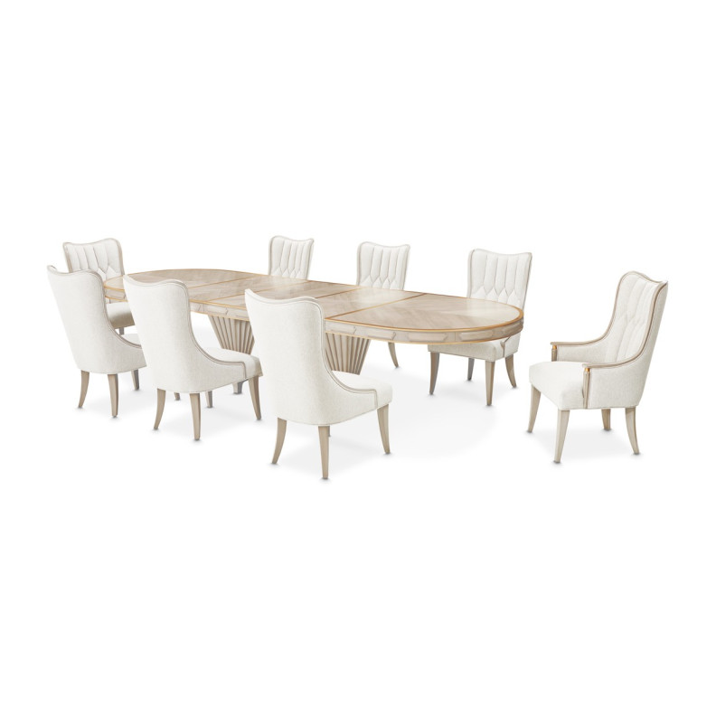 7Pc Rectangular Dining set  St. Charles Collection by Michael Amini 9088002-803
