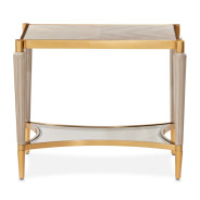St.Charles End Table Dove Gray By Michael Amini 9088202-803
