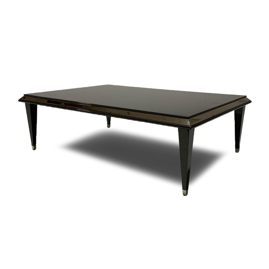 Cocktail Table Glossy Mocha Sand Lousanne Collection By Michael Amini  LFR-LUSN201-414