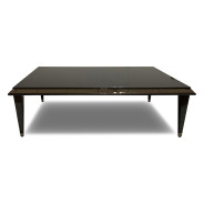 Cocktail Table Glossy Mocha Sand Lousanne Collection By Michael Amini  LFR-LUSN201-414