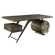 OF02586 Urban Industrial Chic Brancaster Executive Writing Desk W/USB by Acme Furniture