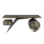 OF02586 Urban Industrial Chic Brancaster Executive Writing Desk W/USB by Acme Furniture