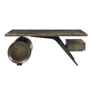 OF02586 Urban Industrial Chic Brancaster Executive Writing Desk W/USB by Acme Furniture