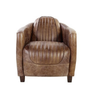 53547 Urban Industrial Chic Accent Chair Brancaster Collection By Acme Furniture