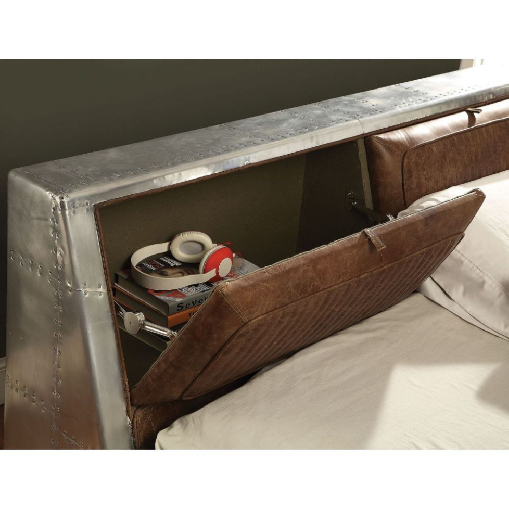 26220Q Urban Industrial Chic Queen Bed Brancaster Collection by Acme Furniture
