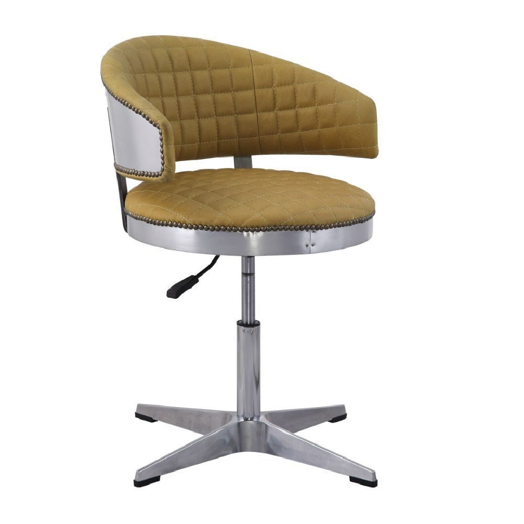 96470 Urban Industrial Chic Adjustable Accent Stool W/Swivel Brancaster Collection by Acme Furniture