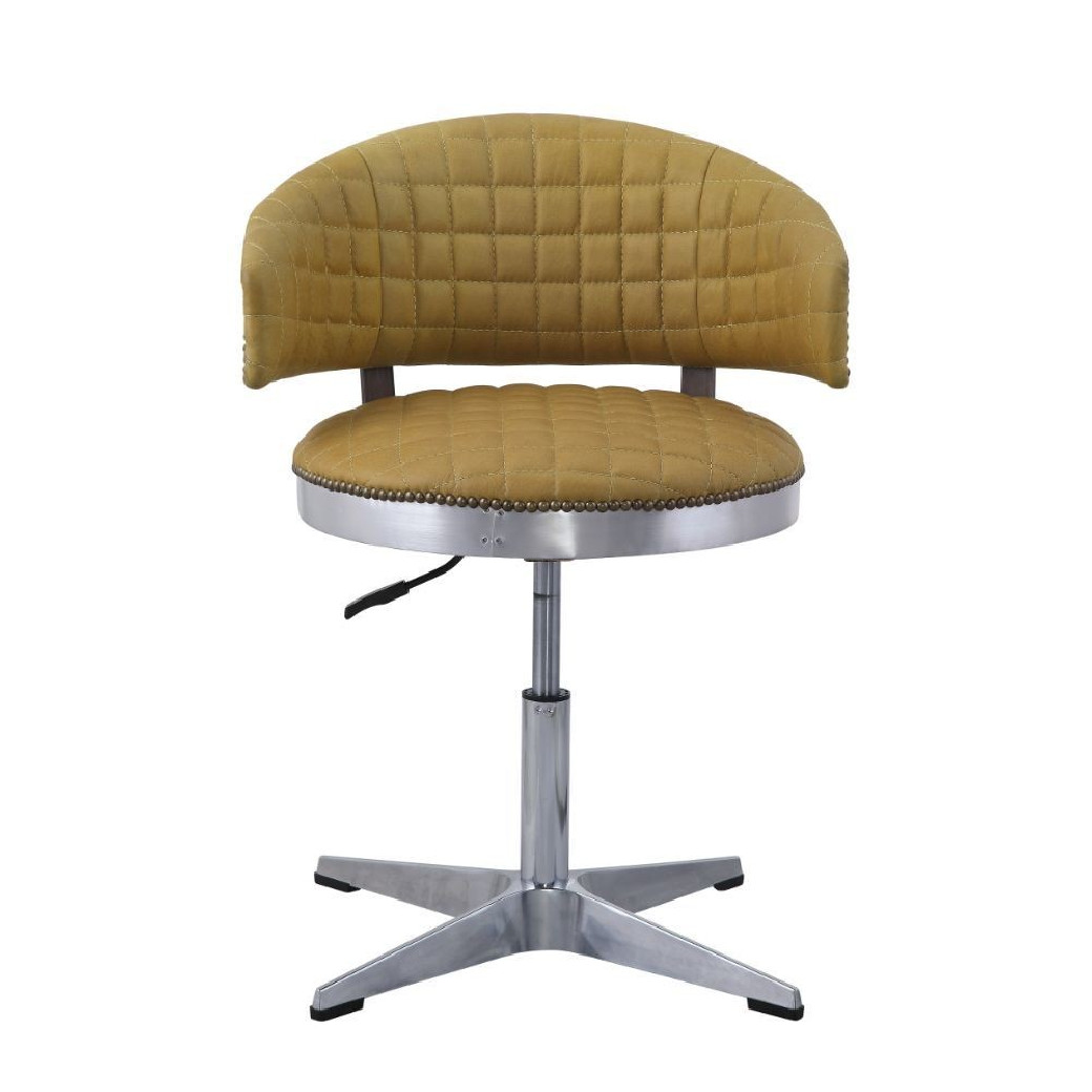 96470 Urban Industrial Chic Adjustable Accent Stool W/Swivel Brancaster Collection by Acme Furniture