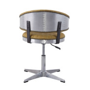 96470 Urban Industrial Chic Adjustable Accent Stool W/Swivel Brancaster Collection by Acme Furniture