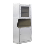 97710  Urban Industrial Chic Corner Cabinet Brancaster Collection by Acme Furniture