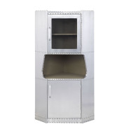 97710  Urban Industrial Chic Corner Cabinet Brancaster Collection by Acme Furniture