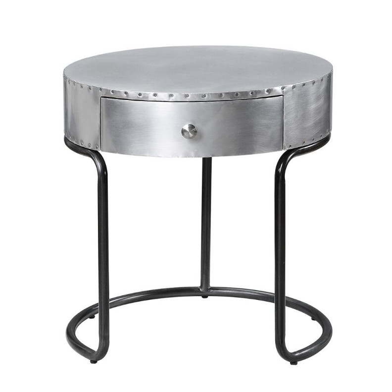 84882 Urban Industrial Chic End Table Brancaster Collection by Acme Furniture