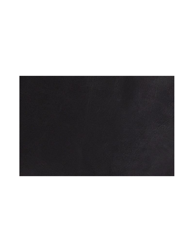 59837 Urban Industrial Chic Antique Ebony Top Grain Ottoman Brancaster by Acme Furniture