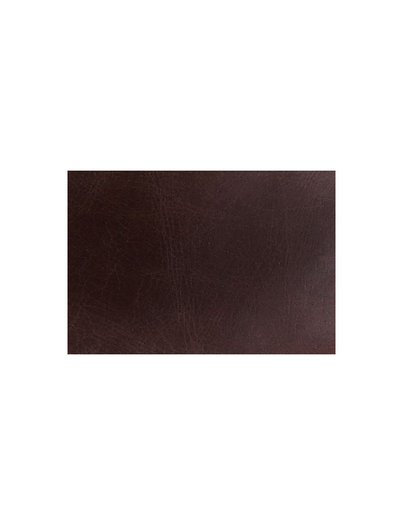 59836 Urban Industrial Chic Antique Brown Top Grain Leather Ottoman Brancaster by Acme Furniture