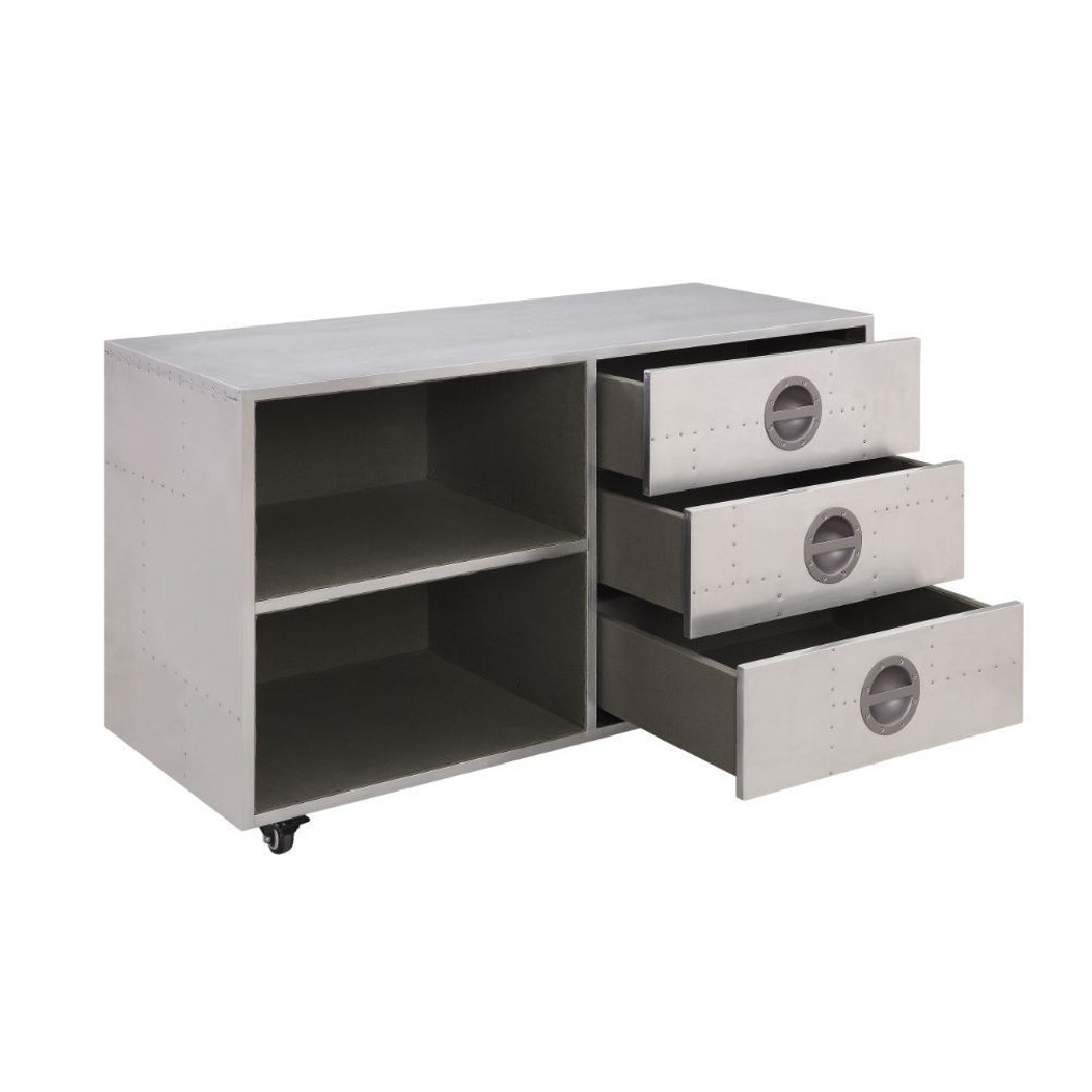 92427  Urban Industrial Chic Cabinet Brancaster Collection by Acme Furniture