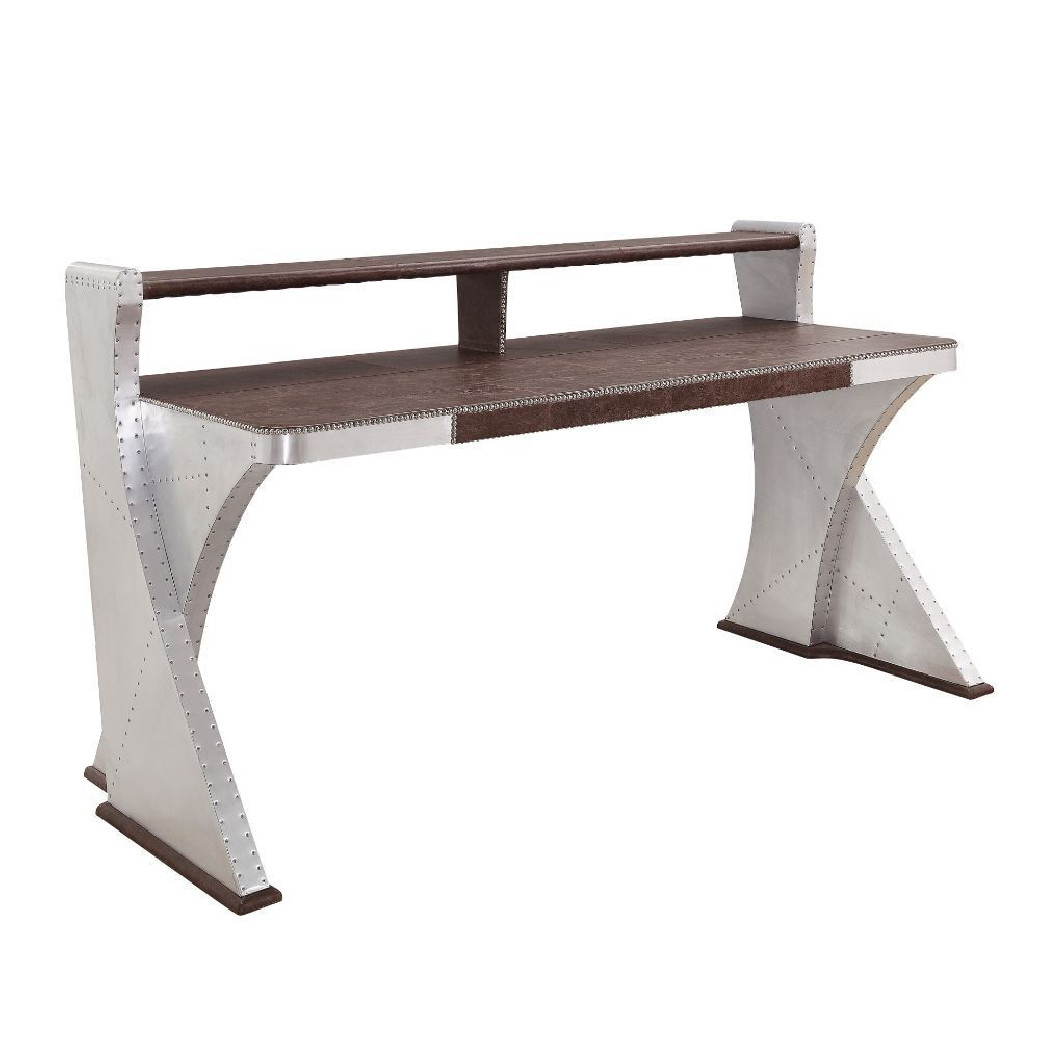 92857 Urban Industrial Chic Executive Writing Desk Brancaster Collection by Acme Furniture