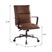 92857 Urban Industrial Chic Executive Writing Desk Brancaster Collection by Acme Furniture
