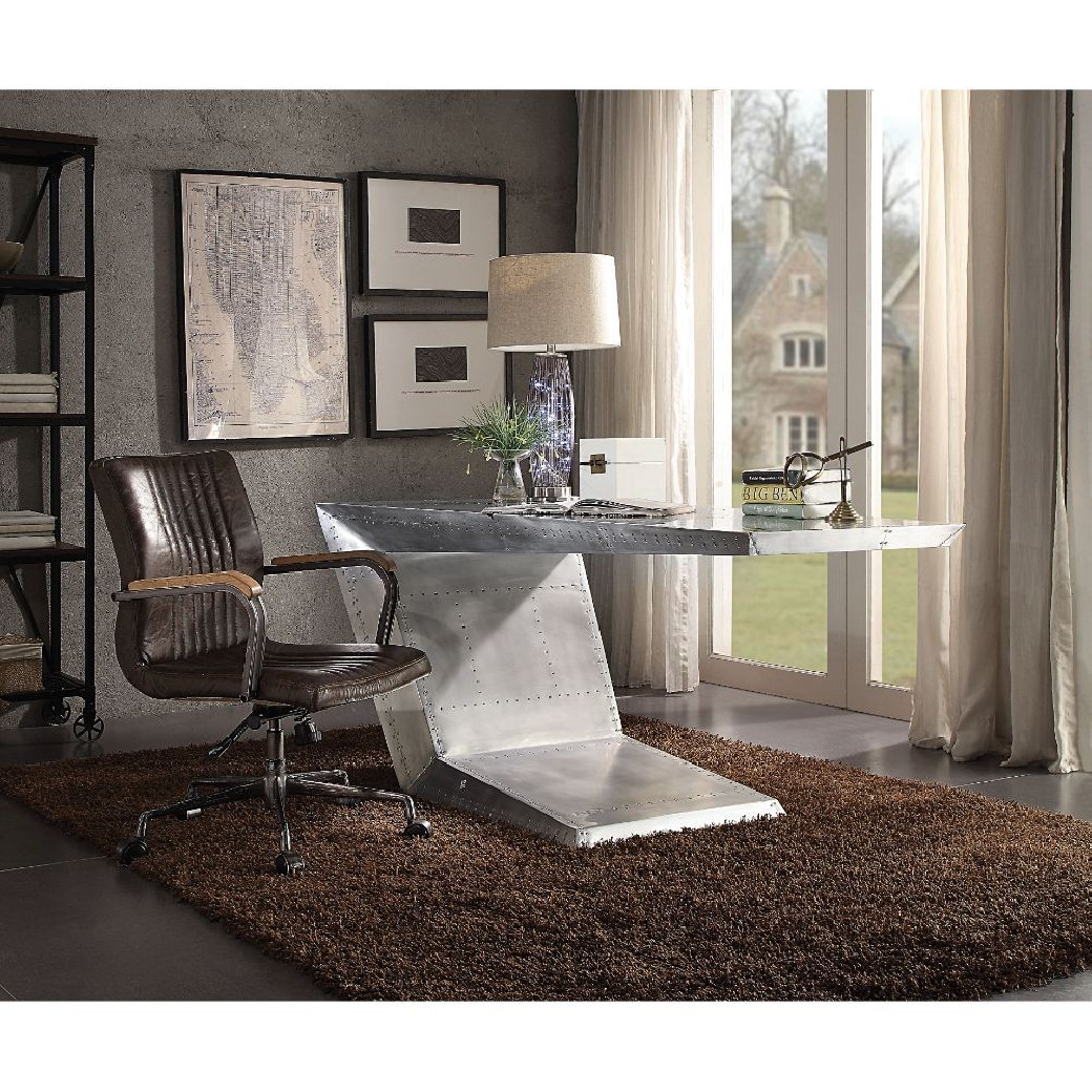 92025 Urban Industrial Chic Executive Writing Desk Brancaster Collection by Acme Furniture