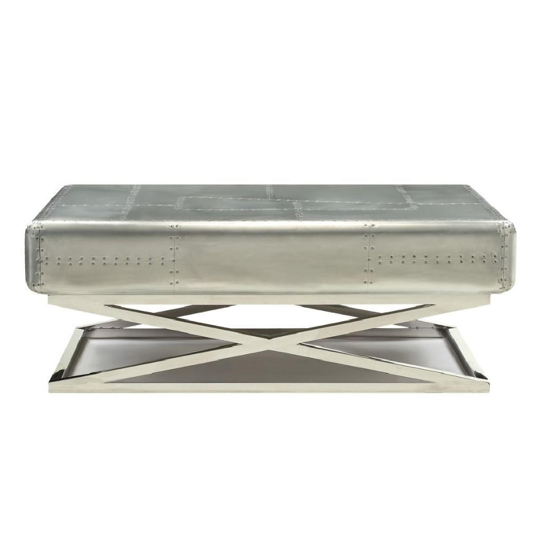 83555 Urban Industrial Chic Coffee Table Brancaster Collection by Acme Furniture