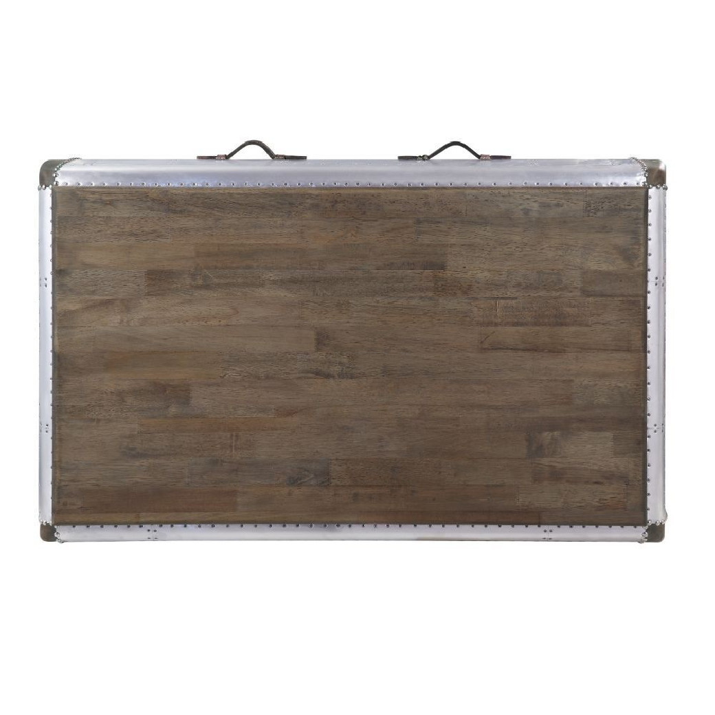 82855 Urban Industrial Chic Coffee Table Brancaster by Acme Furniture