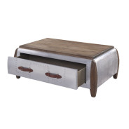 82855 Urban Industrial Chic Coffee Table Brancaster by Acme Furniture