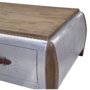 82855 Urban Industrial Chic Coffee Table Brancaster by Acme Furniture