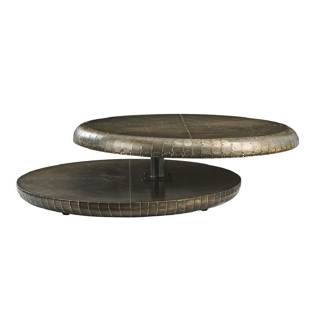 LV02595 Urban Industrial Chic Coffee Table Brancaster by Acme Furniture
