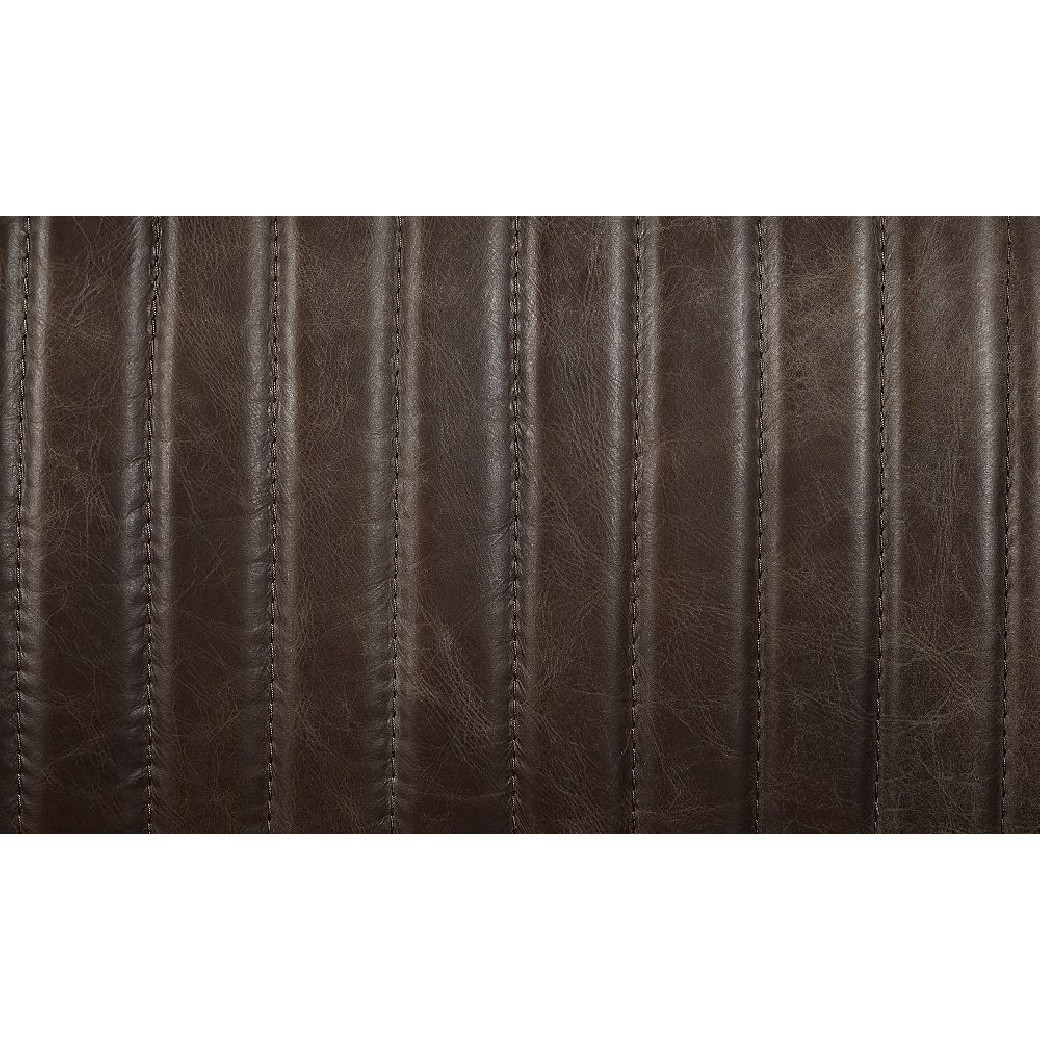 LV01810 Urban Industrial Chic Brancaster Black Top Grain Leather Loveseat by Acme Furniture