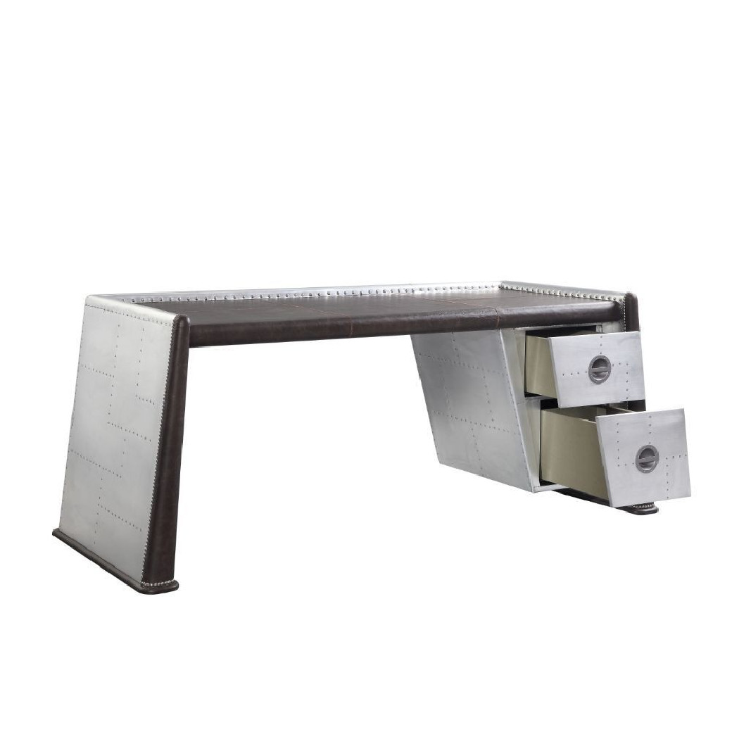 92855 Urban Industrial Chic Executive Writing Desk Brancaster Collection by Acme Furniture