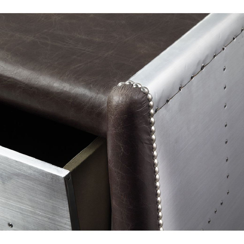 92855 Urban Industrial Chic Executive Writing Desk Brancaster Collection by Acme Furniture