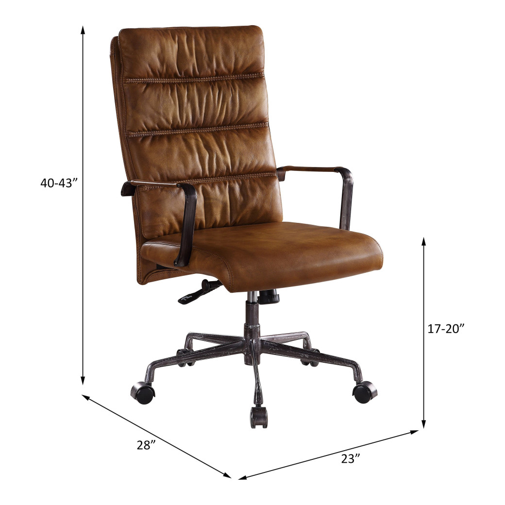 92855 Urban Industrial Chic Executive Writing Desk Brancaster Collection by Acme Furniture