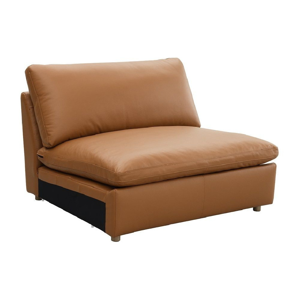 LV03370 Top Grain Brown Leather Brighton Sectional by Acme Furniture
