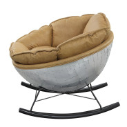 AC02583  Morocco Top Grain Leather Pippin Accent Chair by Acme Furniture