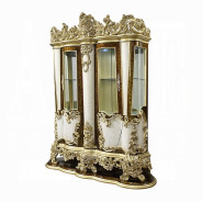 DN60003 Curio Antique Gold & Brown Finish Victorian Style Desiderius Collection By Acme Furniture