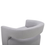 Orbit - Dame Dove Open Back Accent Swivel Chair by Parker House Furniture