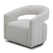 Orbit - Elise Natural Open Back Accent Swivel Chair By Parker House Furniture