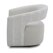 Orbit - Elise Natural Open Back Accent Swivel Chair By Parker House Furniture