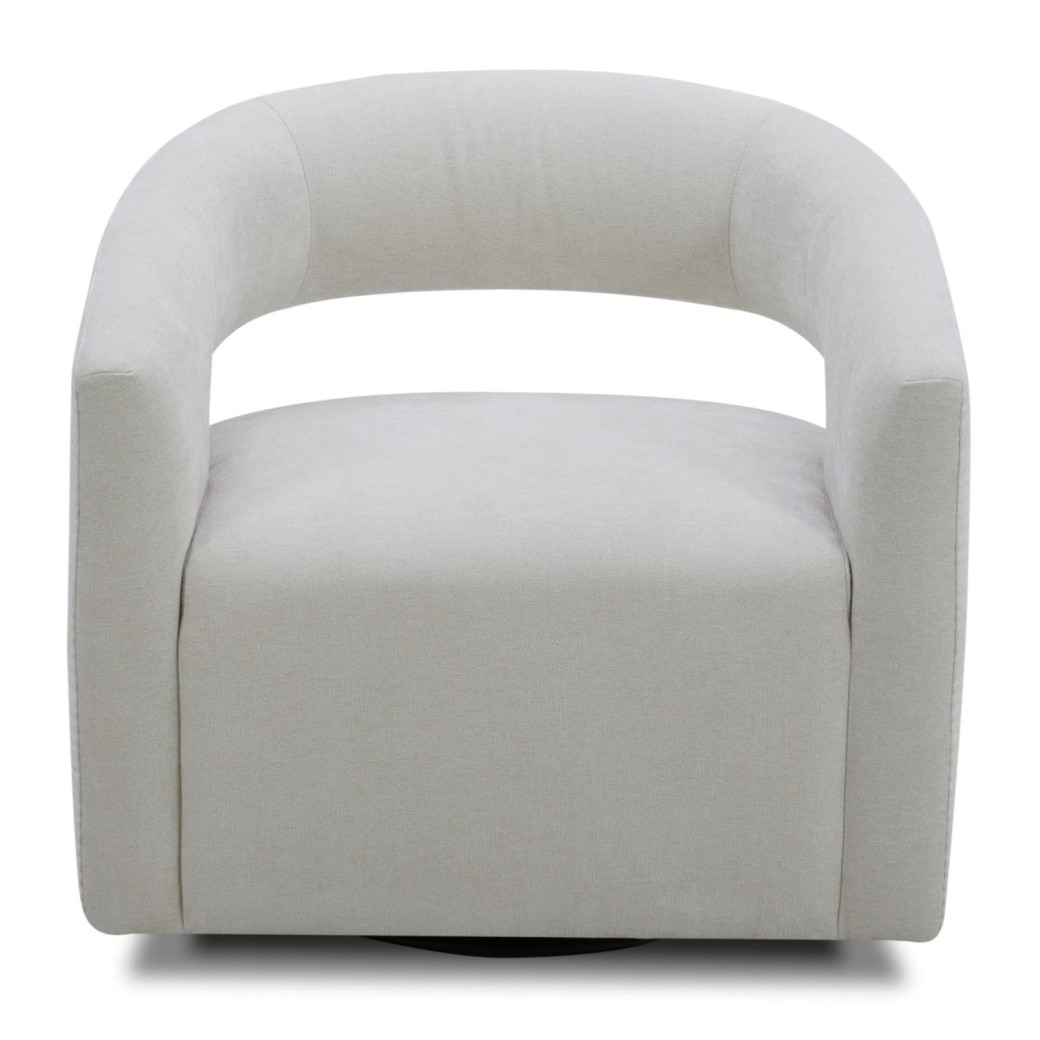 Orbit - Elise Natural Open Back Accent Swivel Chair By Parker House Furniture