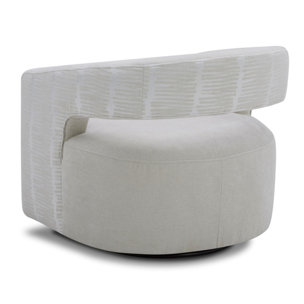 Orbit - Elise Natural Open Back Accent Swivel Chair By Parker House Furniture