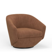 The Twist - Elise Rust Accent Swivel Chair By Parker House Furniture