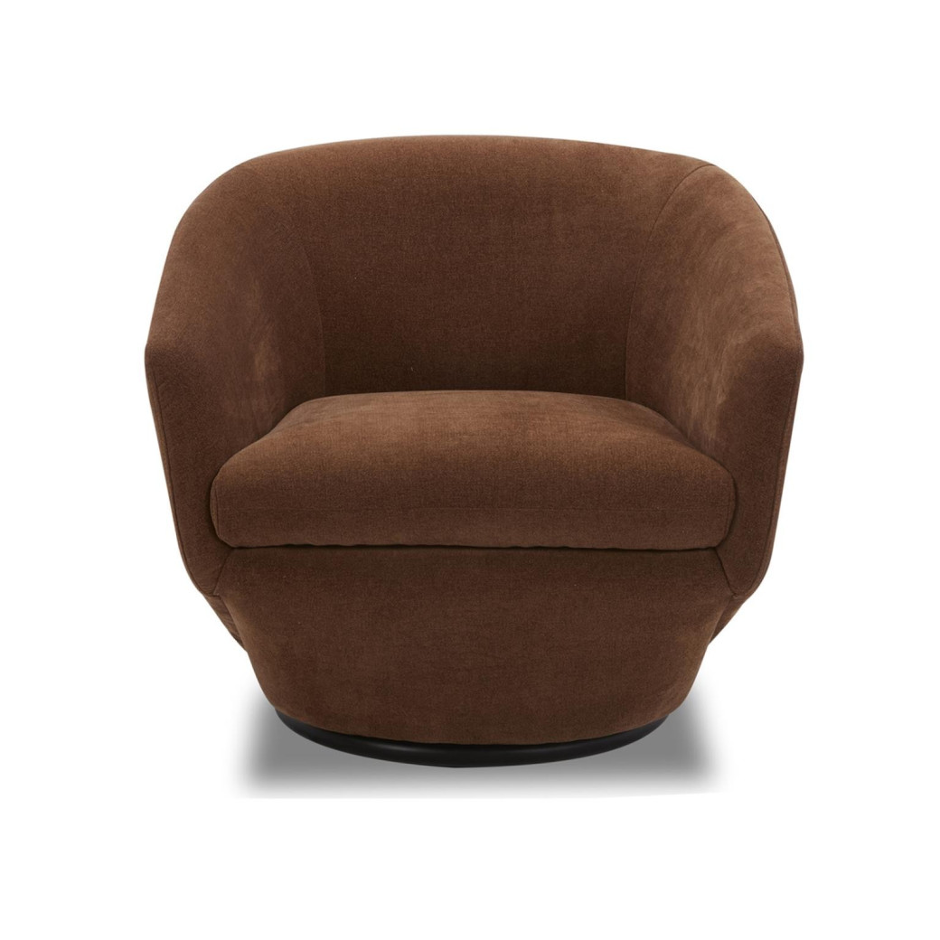 The Twist - Elise Rust Accent Swivel Chair By Parker House Furniture