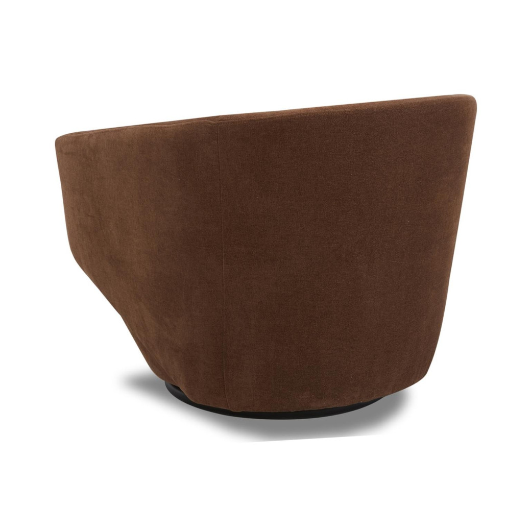 The Twist - Elise Rust Accent Swivel Chair By Parker House Furniture