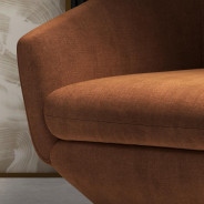 The Twist - Elise Rust Accent Swivel Chair By Parker House Furniture