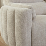 6PC Modular Power Reclining Modesto Buttercream Sectional with Power Adjustable Headrests