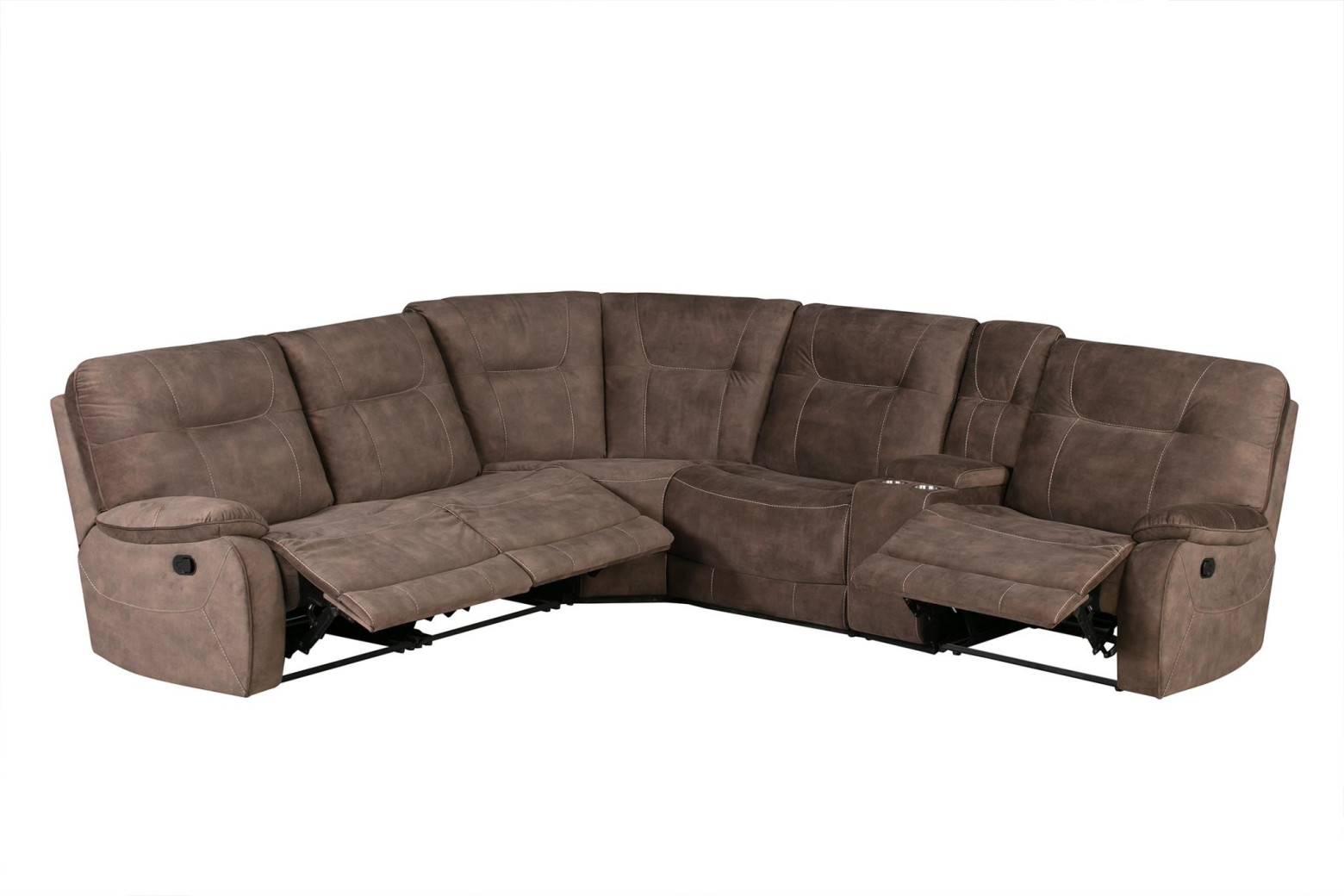 6PC Modular Power Reclining Cooper Shadow Brown by Parker House Furniture