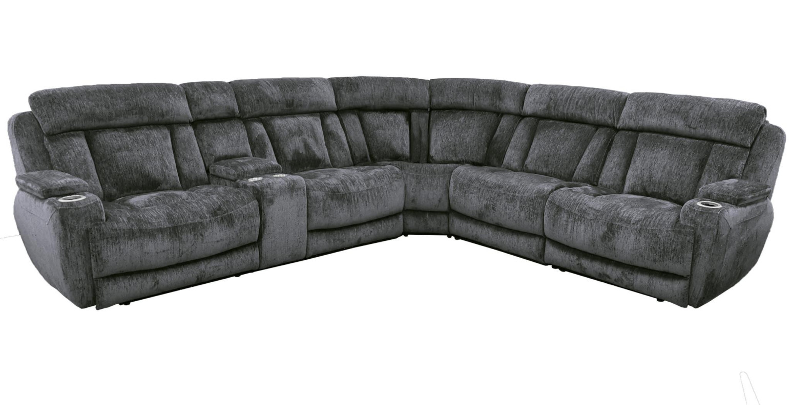 6PC Dalton Dalton Lucky Fawn Fabric Sectional By Parker House Furniture