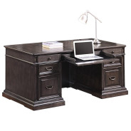 Double Pedestal Executive Desk Washington Heights by Parker House Furniture