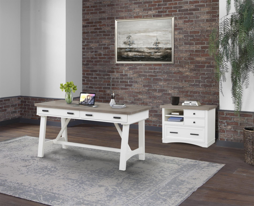 Writing Desk American Modern Cotton by Parker House Furniture