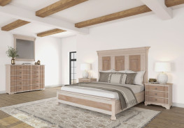 321135-2801 Alcove 5/0 Queen Panel Bed Washed Maple Finish By A.R.T Furniture Collections